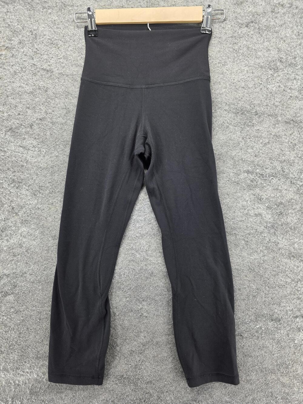 Lululemon Pants Womens 2 Black High Rise Leggings Yoga Athletic Gym Running